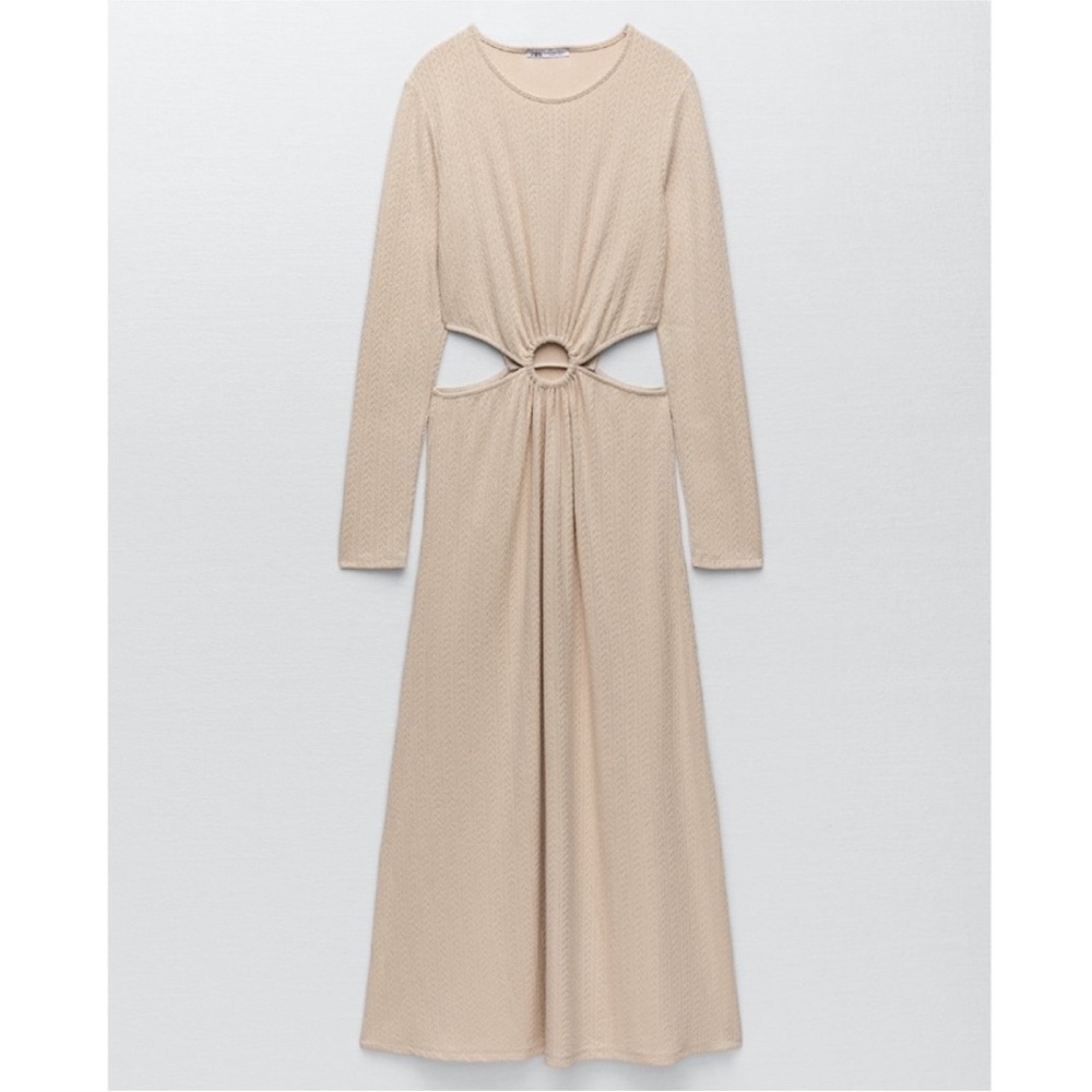 Zara Size Small Dress with Cut Outs - Picture 6 of 8